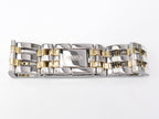 Michel Herbelin Newport Stainless Steel & Gold bracelet