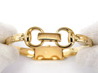 Gucci G-Line 109 18k Yellow Gold Bangle clip