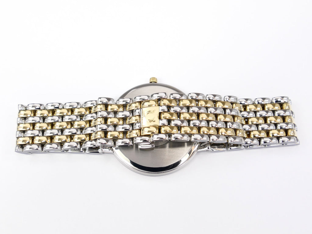 Omega De Ville 7210.23.00 Solid 18k Gold & Stainless Steel bracelet