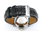 Breitling Cockpit Chronometer B49350 black leather strap with stainless steel buckle