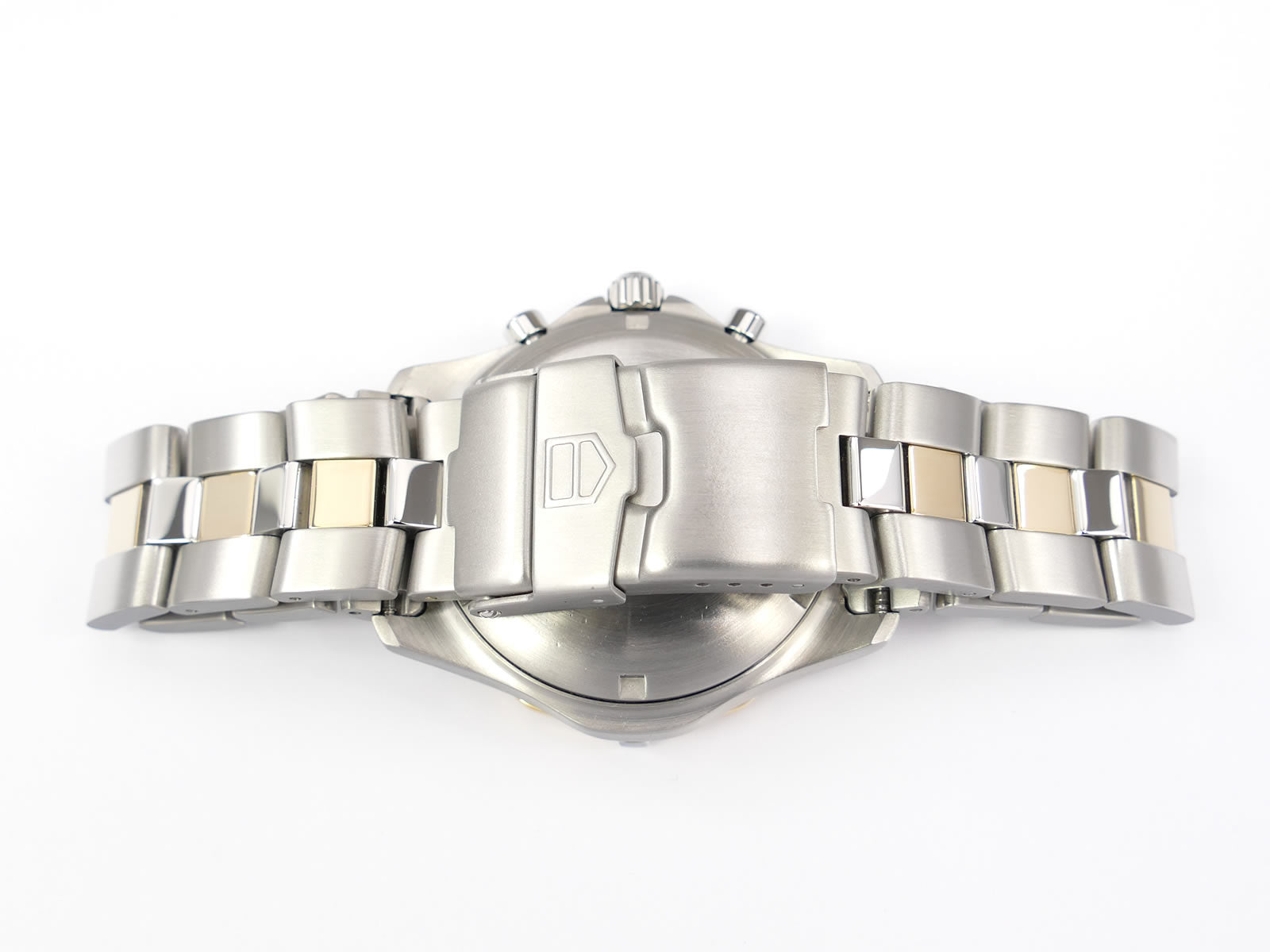 TAG Heuer 2000 Exclusive CN1151 Stainless steel bracelet with Solid 18k Gold