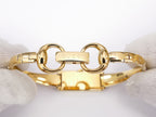 Gucci G-Line 109 18k Gold Bangle