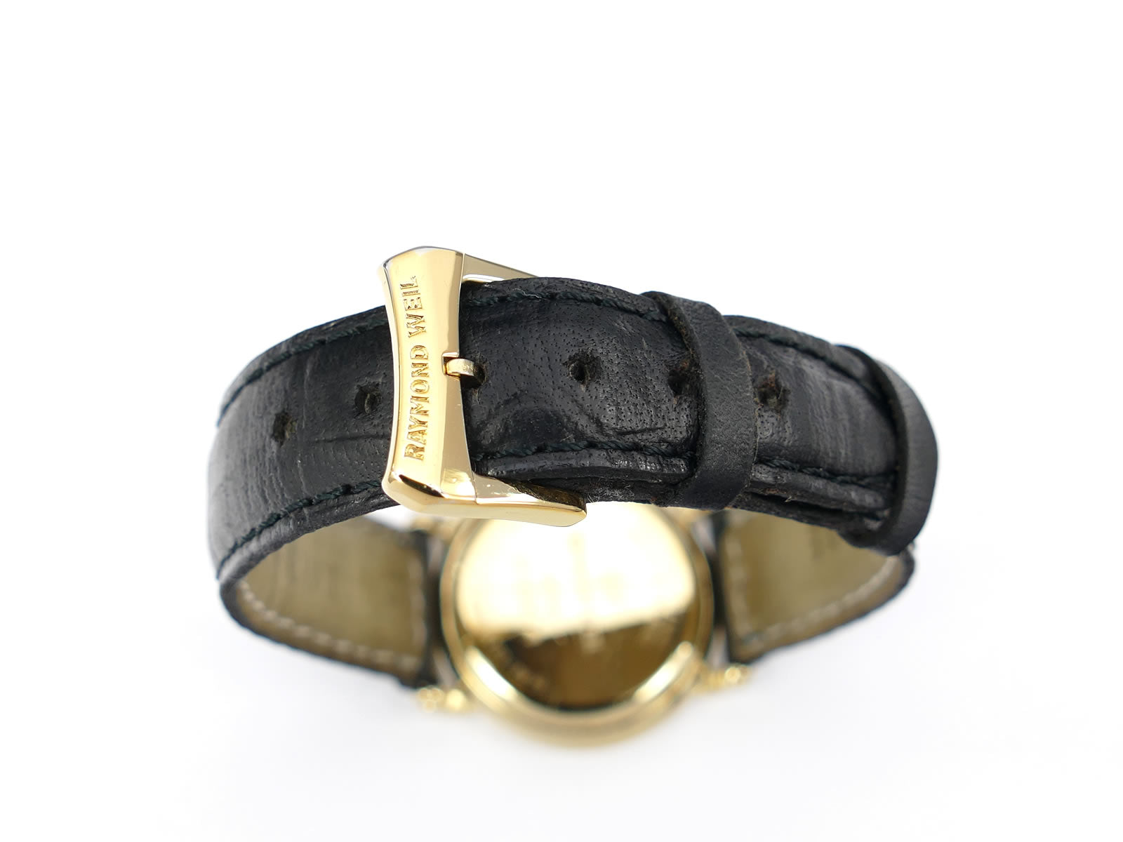 Raymond Weil Traditional 18k Gold Plated buckle