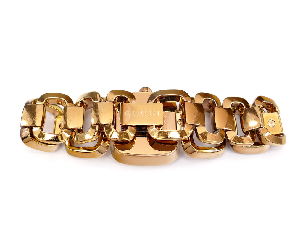 Gucci G Black 125.5 Rose Gold PVD Bracelet