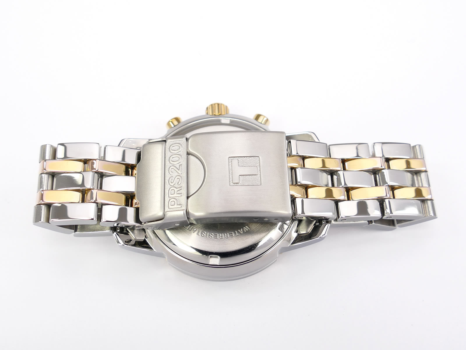 Tissot T-Sport PRS200 stainless steel & 18k gold plated bracelet