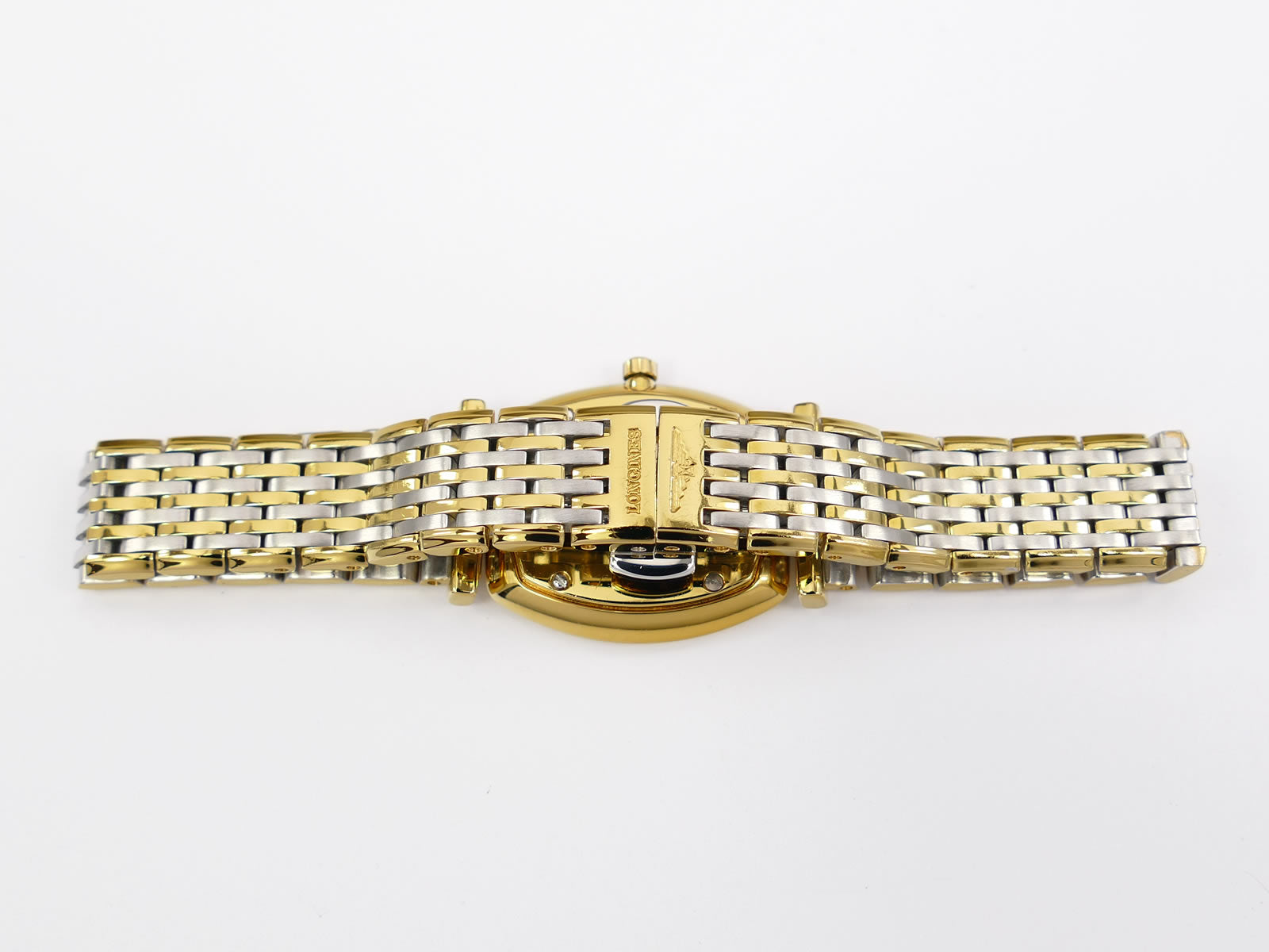 Longines La Grande Classique Gold PVD & stainless steel bracelet L4.205.2