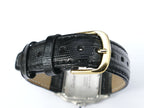 Cartier Panthère 183949 black leather strap