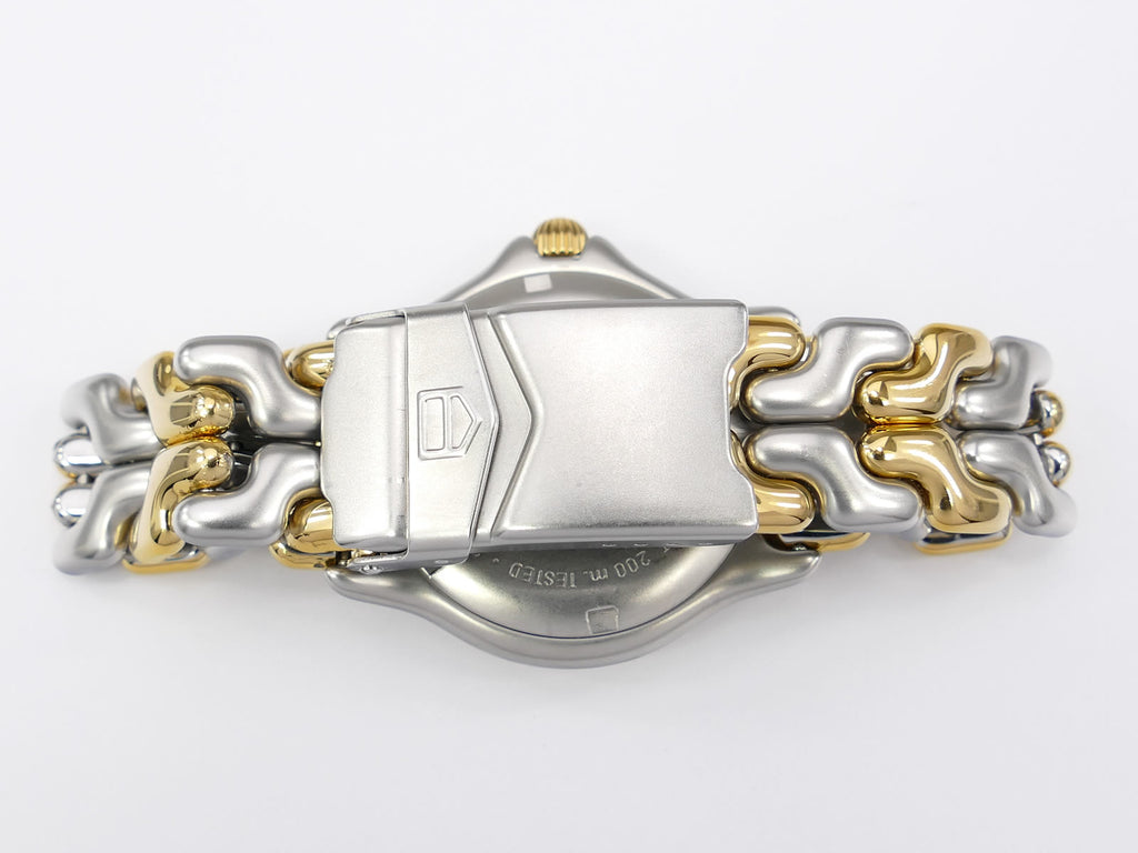 TAG Heuer SEL Steel & 18k Gold S-link bracelet S95.213