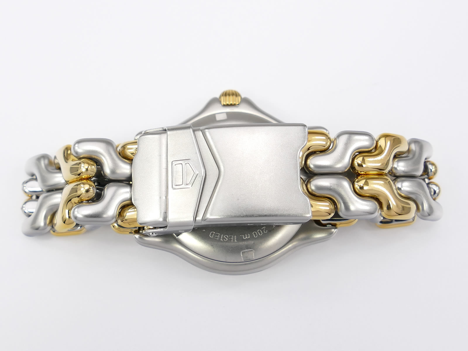 TAG Heuer SEL Steel & 18k Gold S-link bracelet S95.213