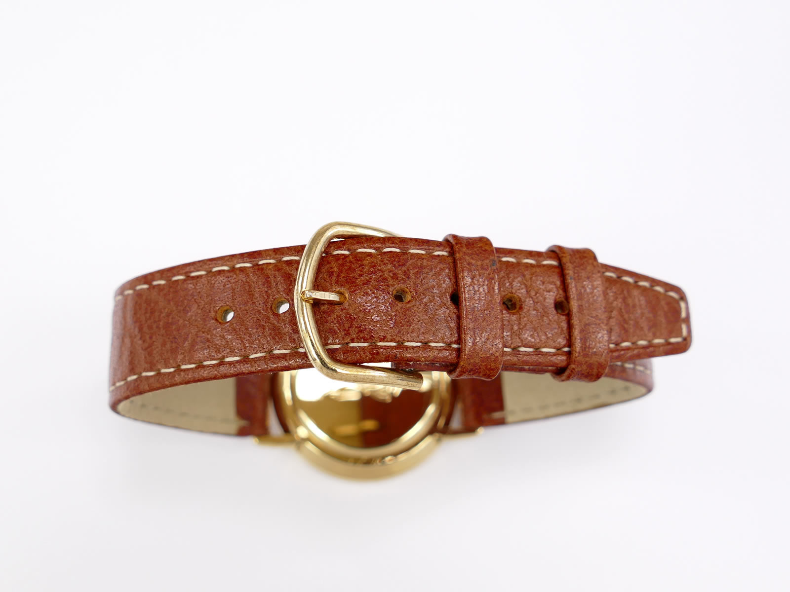 Gucci 3800 Jr brown leather strap