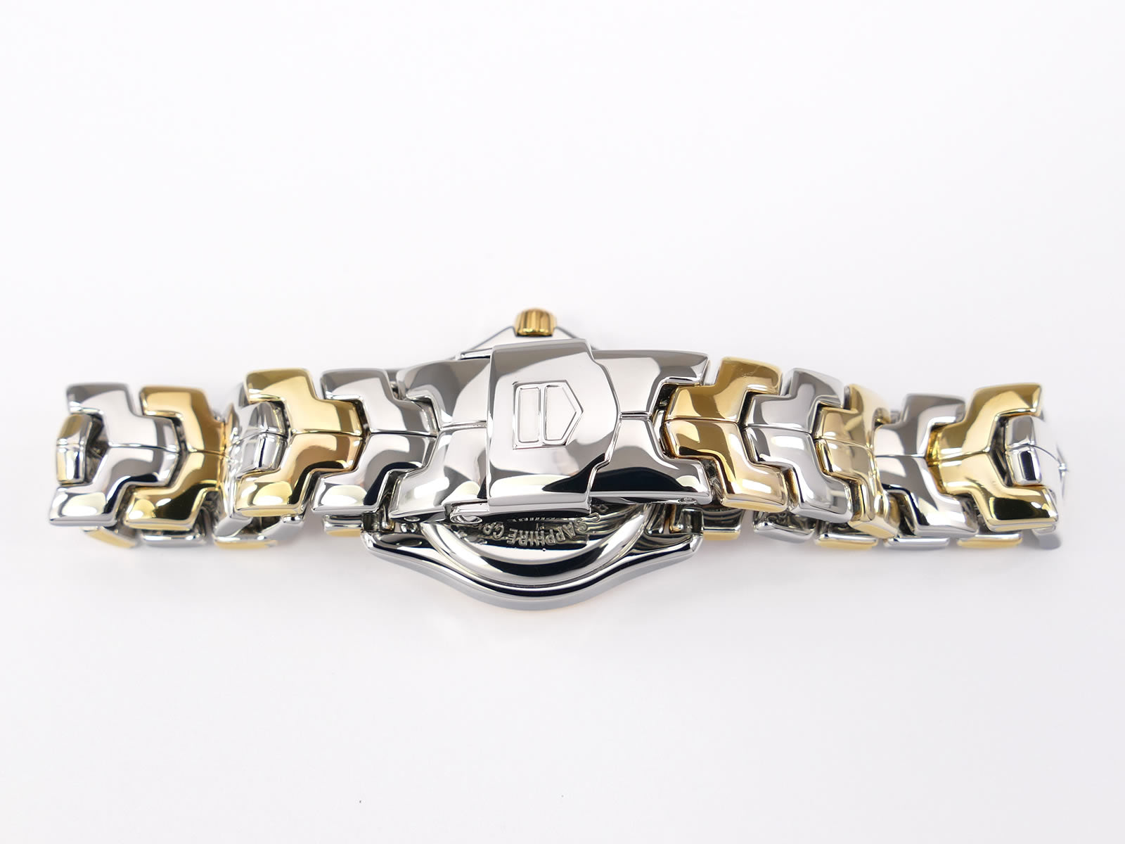 TAG Heuer Link WJF1451 stainless steel & 18k gold plated BB0584 s-link bracelet