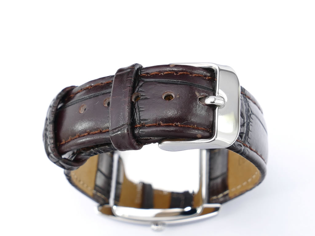 Baume & Mercier Hampton MV045159 brown leather strap