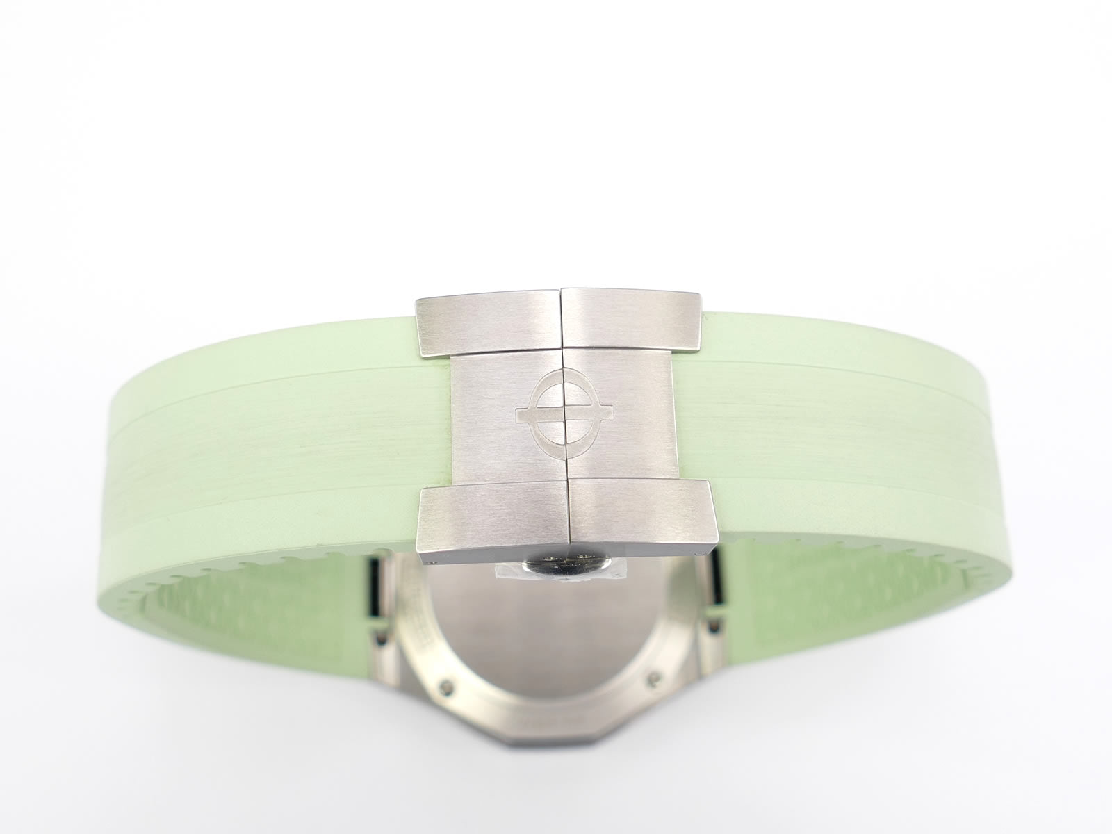 Baume & Mercier Riviera M0A10611 Green rubber strap