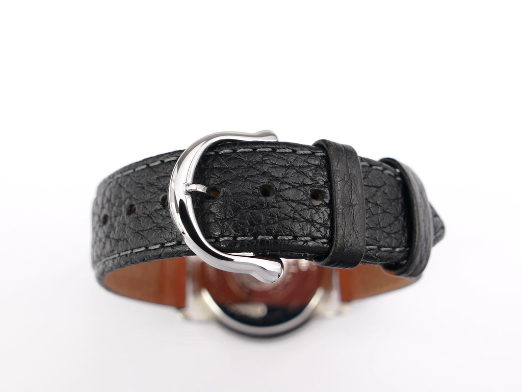 Maurice Lacroix Tiago black leather strap