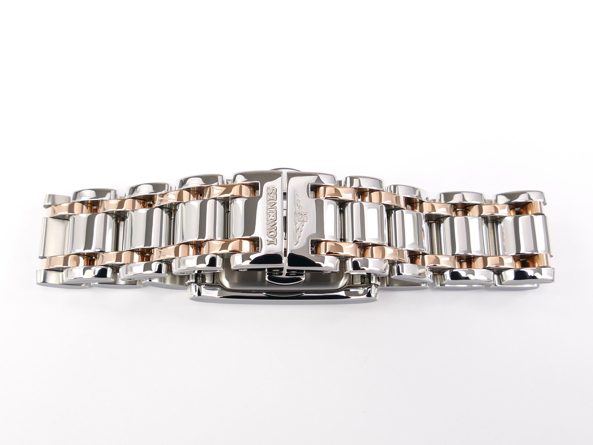 Longines DolceVita L5.502.5 Stainless Steel & solid 18k Rose Gold bracelet