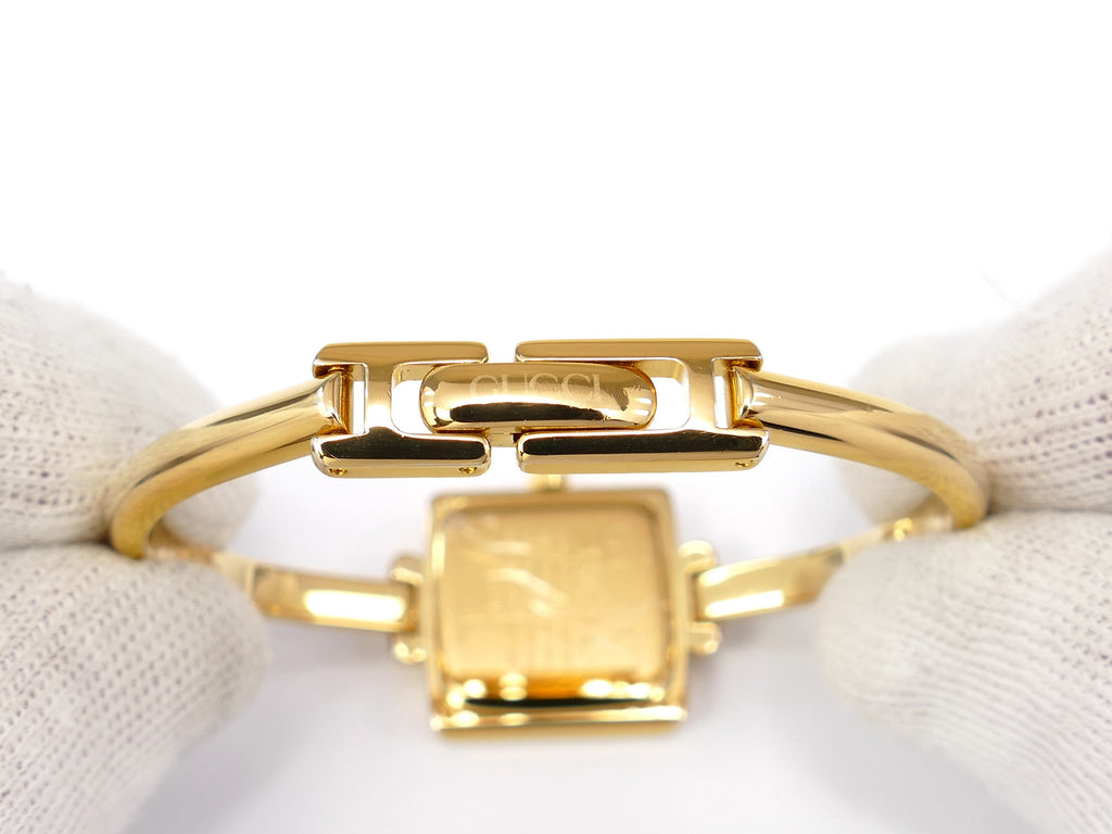 Gucci 1900L 18k Gold Plated Small 15.5cm Bangle
