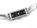 Gucci G-Line 109 Black Rectangular Dial with 2 Diamonds