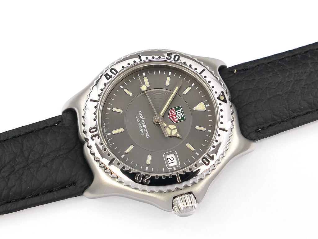 TAG Heuer SEL WI1211 Grey Sunburst Dial with Date