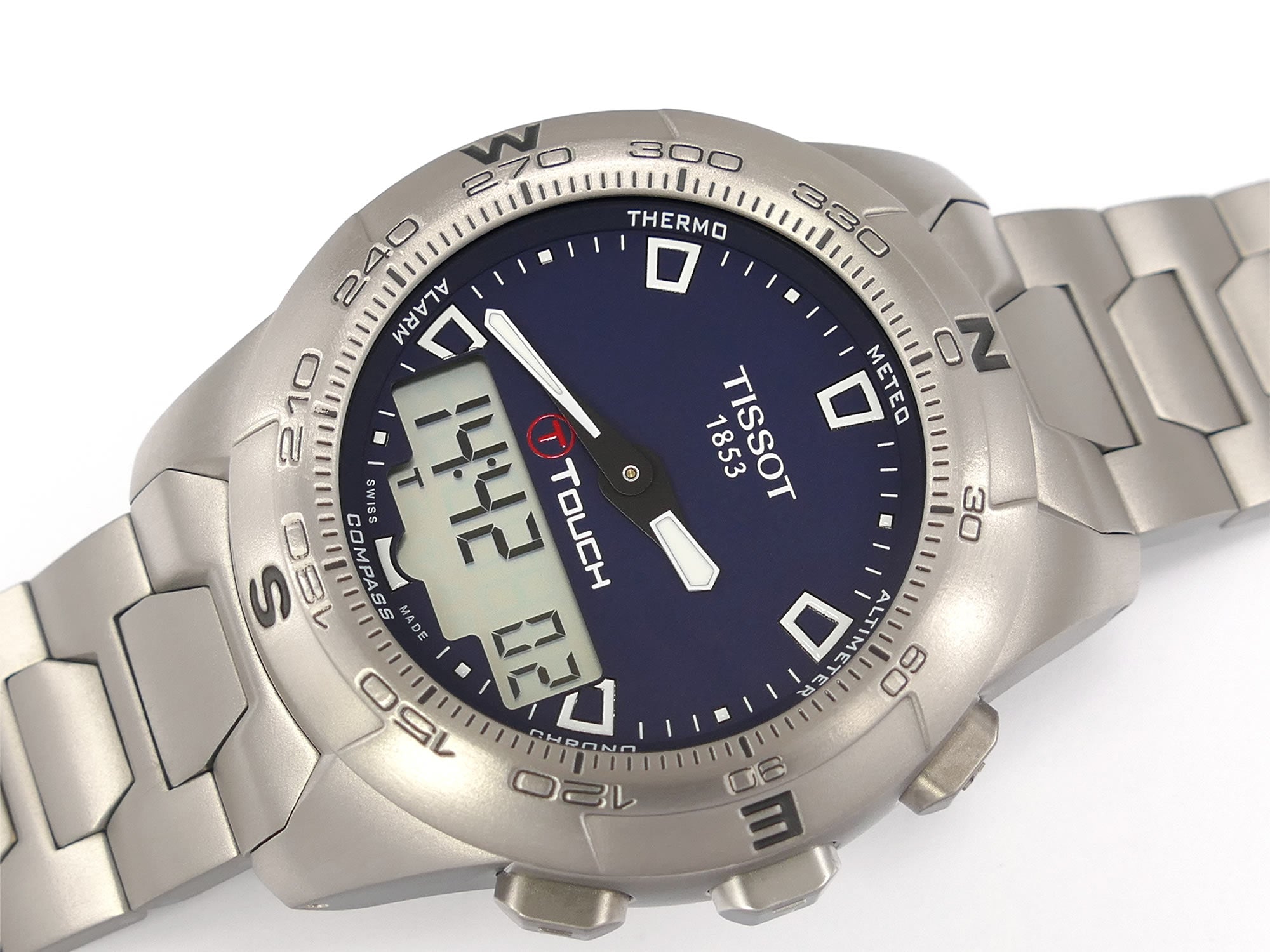 Tissot T-Touch II Blue Titanium Touch Screen T047.420.44.041.00