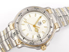 TAG Heuer 6000 WH1151 White Dial Stainless Steel & Solid 18k Gold