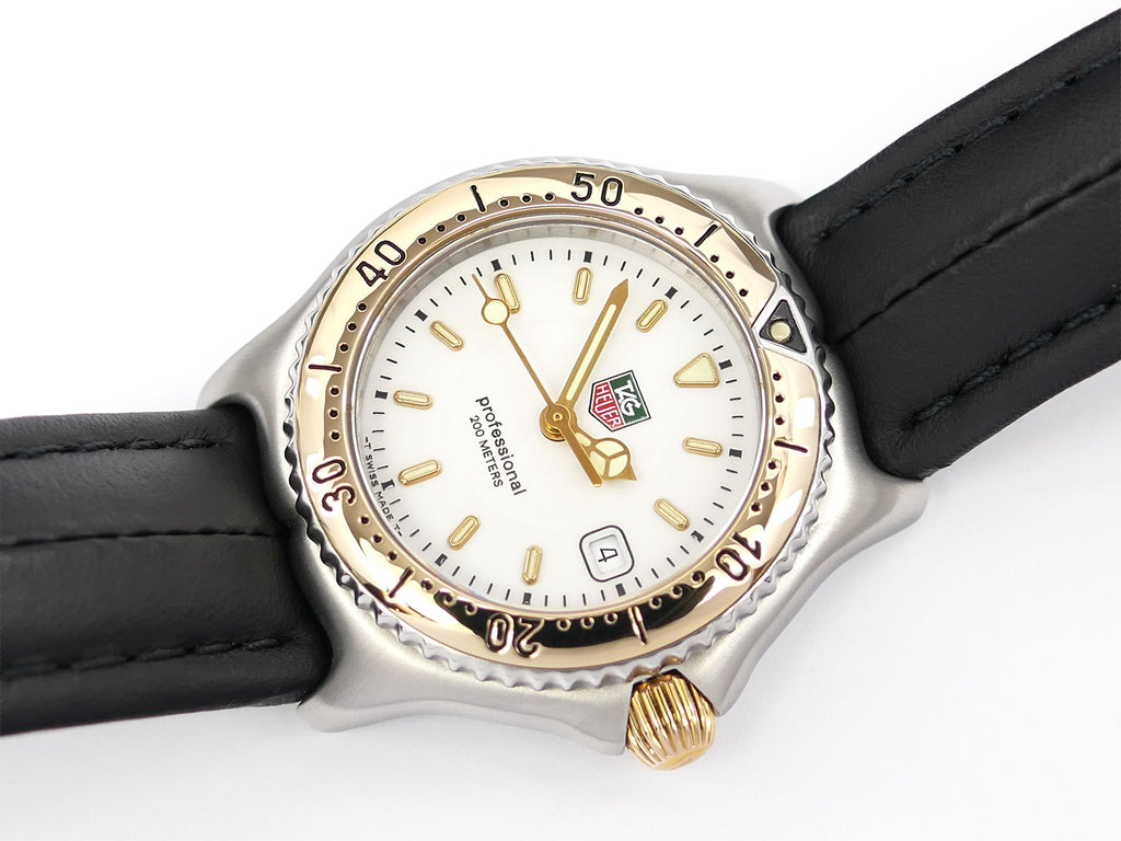 TAG Heuer SEL WI1350 White with 18k Solid Gold Bezel