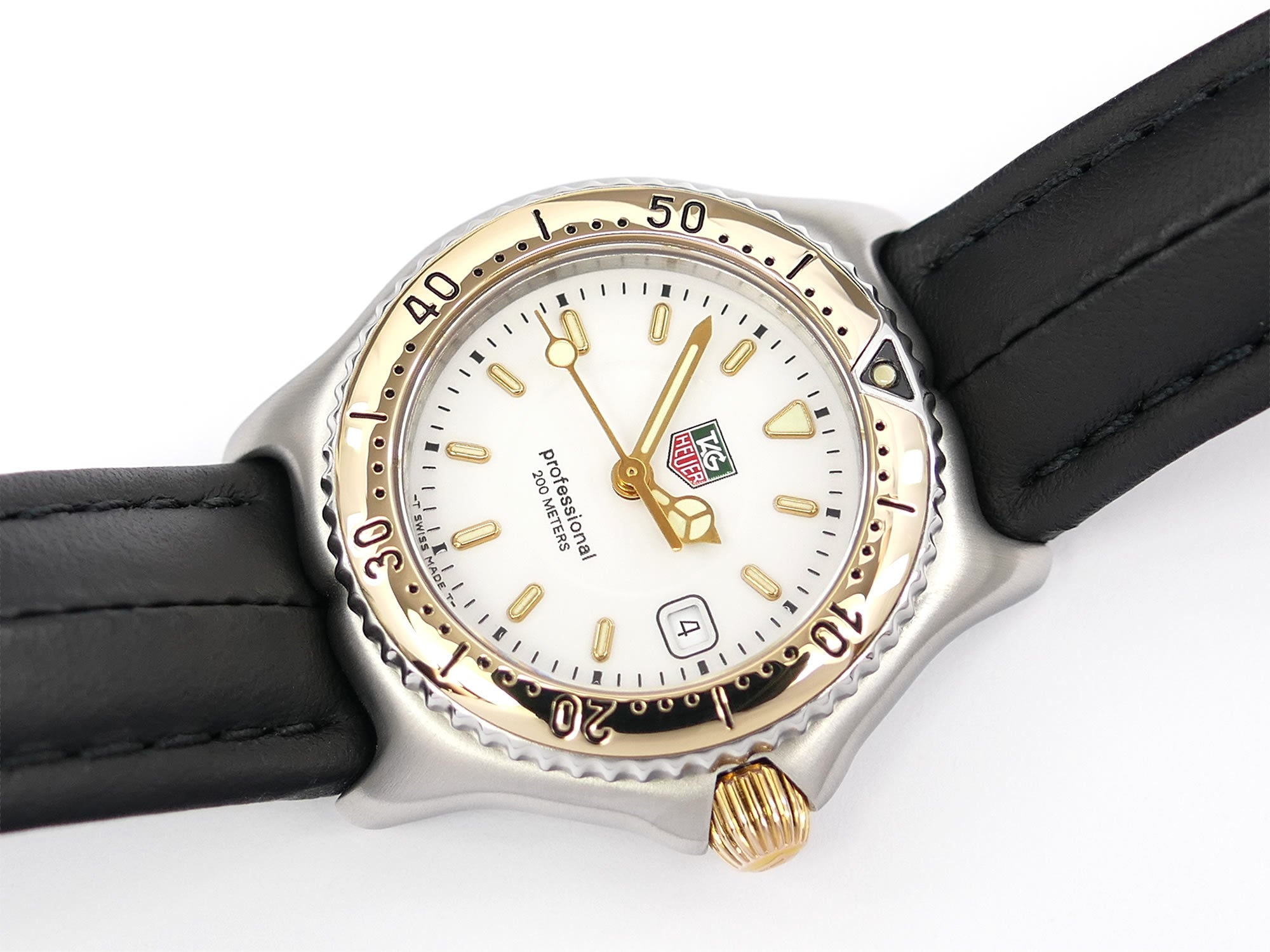 TAG Heuer SEL WI1350 White with 18k Solid Gold Bezel