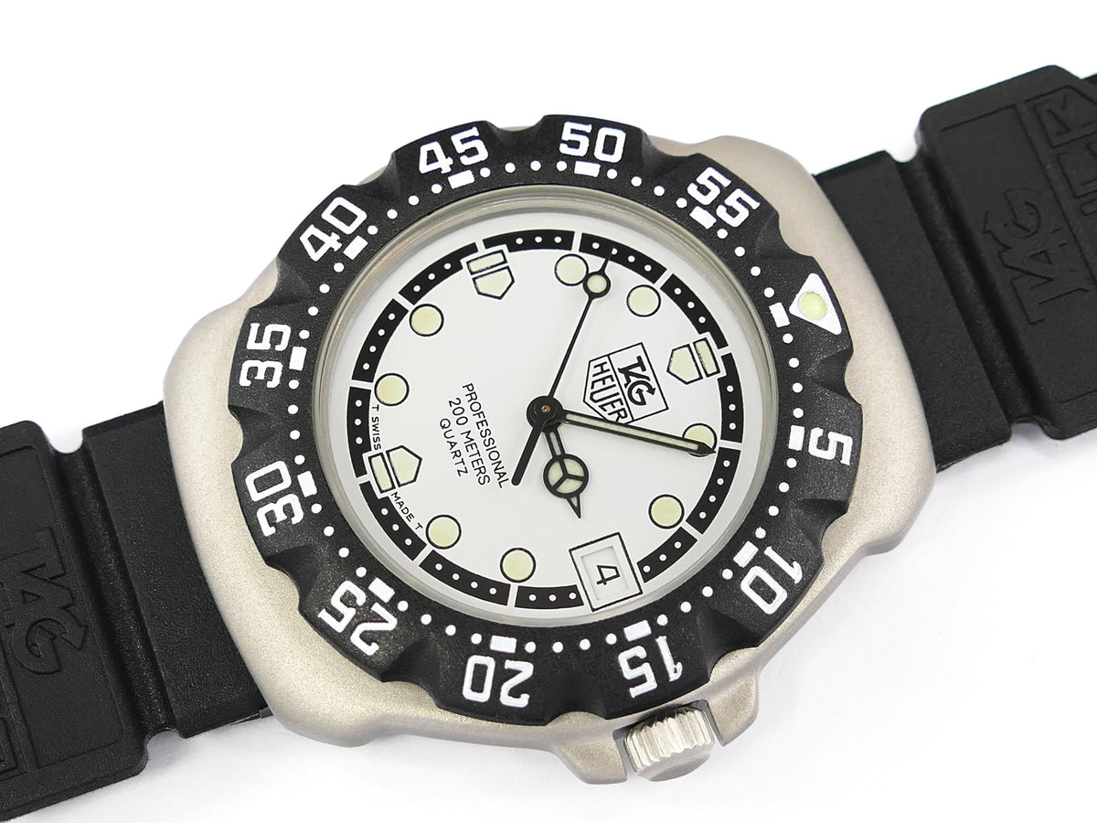 TAG Heuer Formula 1 Mid size WA1218 White DialF1 New Bezel