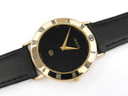 Gucci 3000M 18k Gold Plated Roman Numeral Bezel