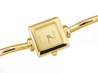 Gucci 1900L Square Champagne Dial 18k Gold Plated 