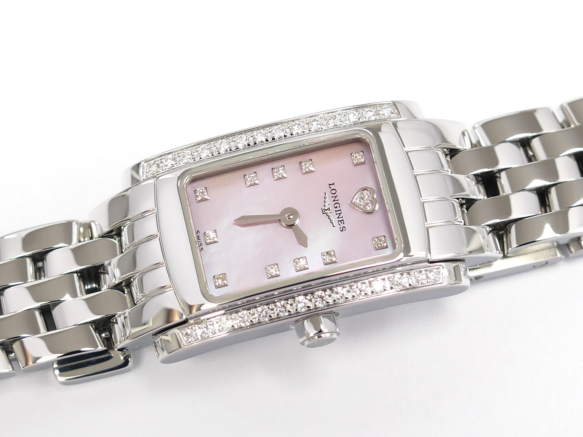 Longines DolceVita Pink Mother of Pearl Heart Dial L5.158.0