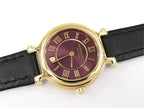 Raymond Weil 9936-2 Purple Sunburst Dial 18k Gold Plated with Roman Numerals