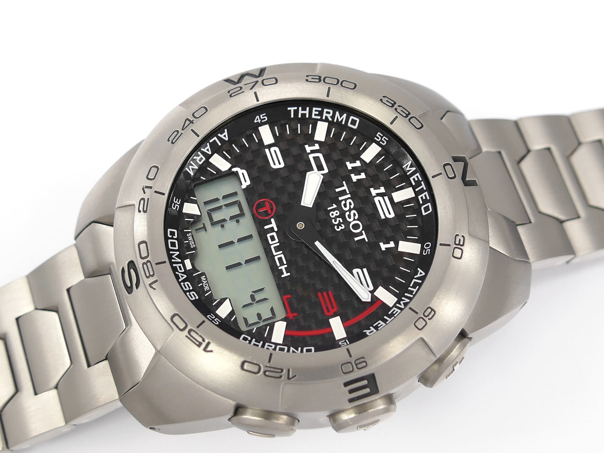 Tissot T-Touch Expert T013420A Carbon Fibre Dial Titanium Touch Screen