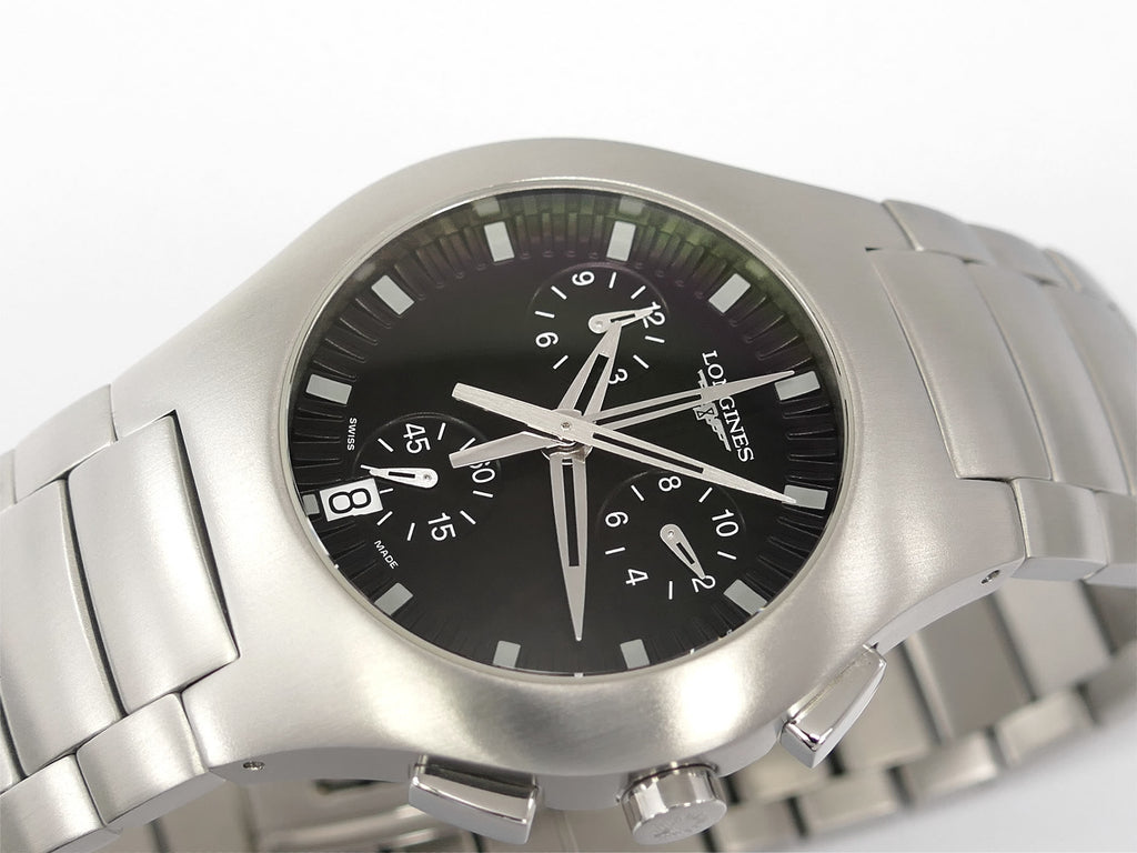 Longines Oposition Chronograph Black Dial with Date L3.618.4.52.6