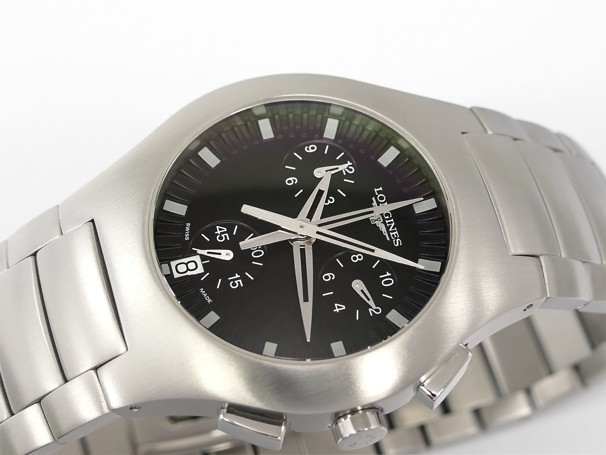 Longines Oposition Chronograph Black Dial with Date L3.618.4.52.6