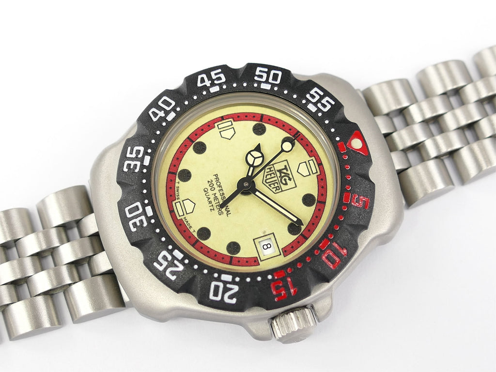 TAG Heuer Formula 1 Ladies 371.508 Luminous & Red Dial F1 with New Bezel
