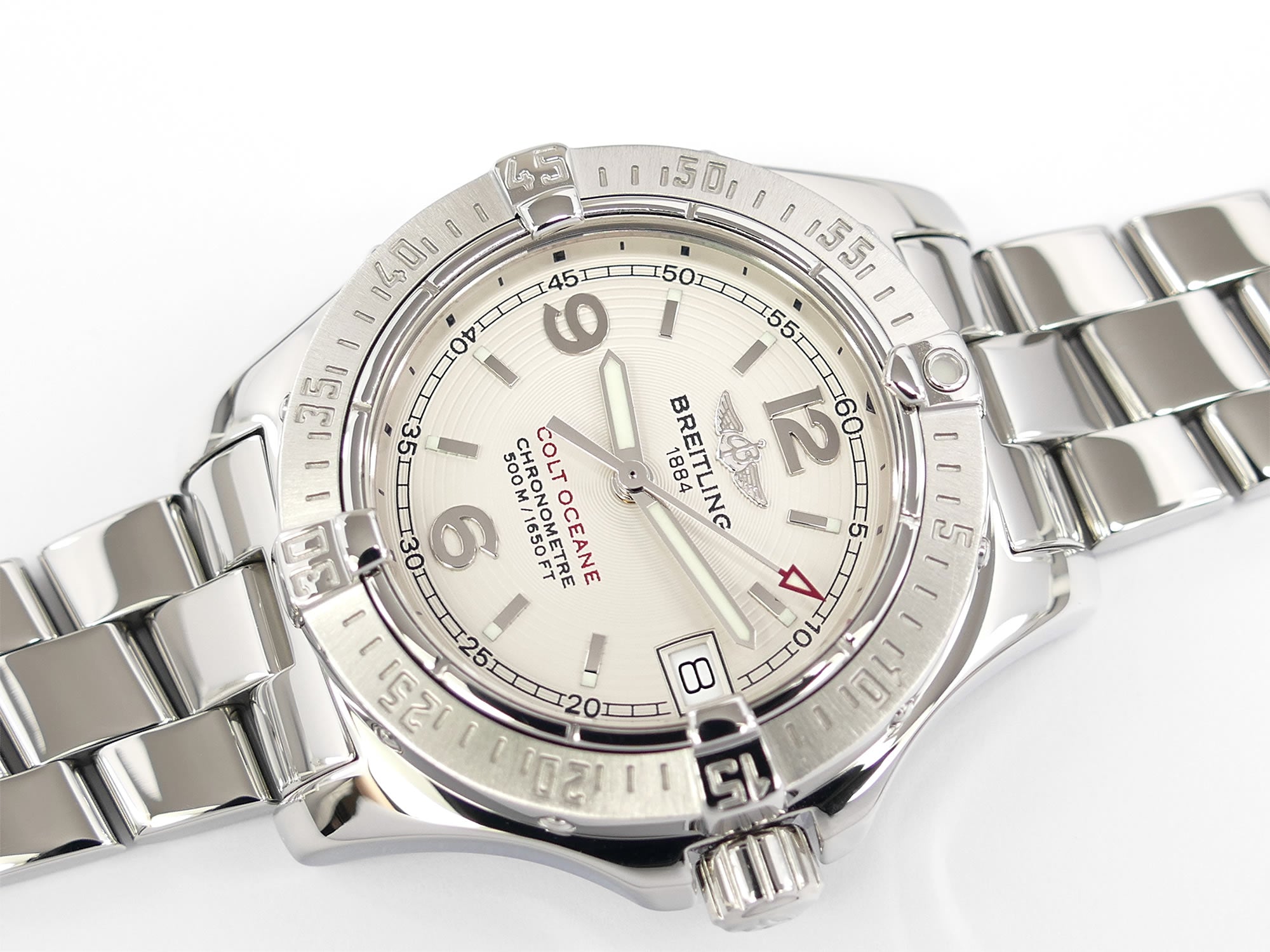 Breitling Colt Oceane Silver Dial Chronometer A7738011/G600