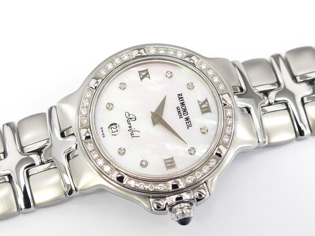 Raymond Weil Parsifal 9995 White Mother of Pearl & 40 Diamonds