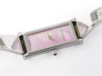 Gucci 1500L Pink Mother of Pearl Dial Rectangular