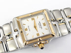 Raymond Weil Parsifal 9790 White with 18k Solid Gold square bezel