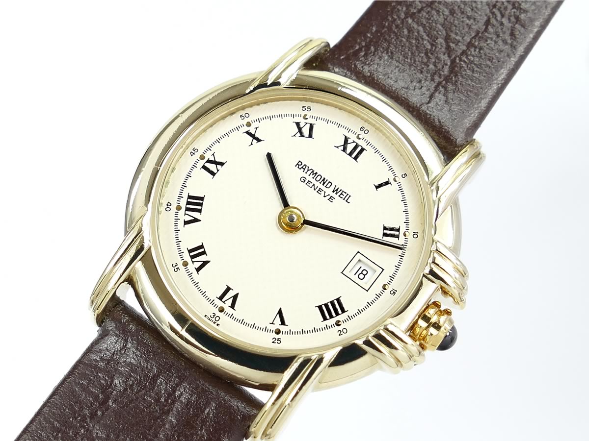 Raymond Weil Tradition 9955 Roman Numeral ivory dial