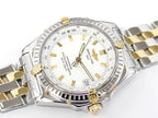 Breitling Wings Chronometer B10350 White Dial with Solid 18k Gold