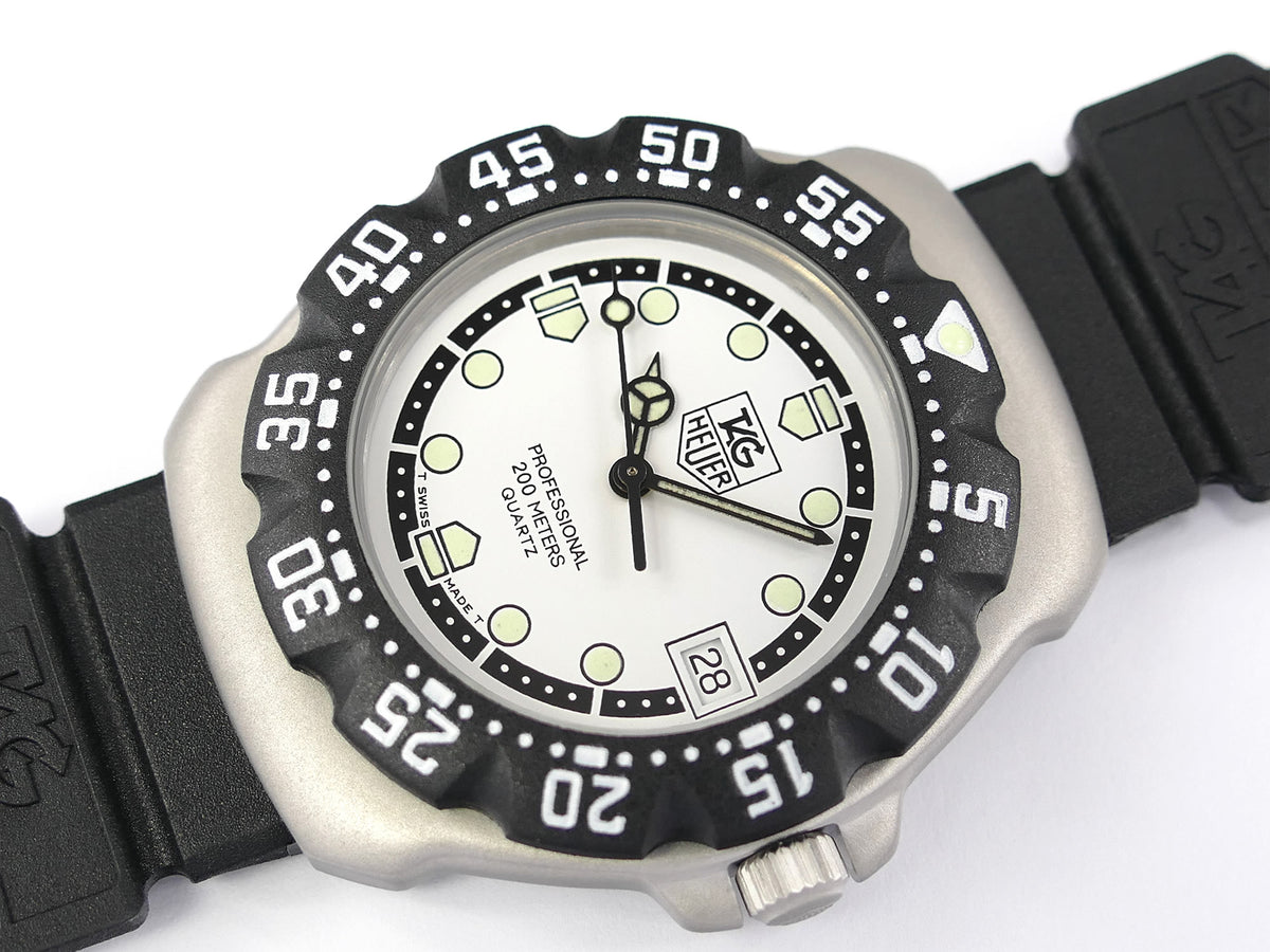 TAG Heuer Formula 1 Mid size WA1218 White New Bezel