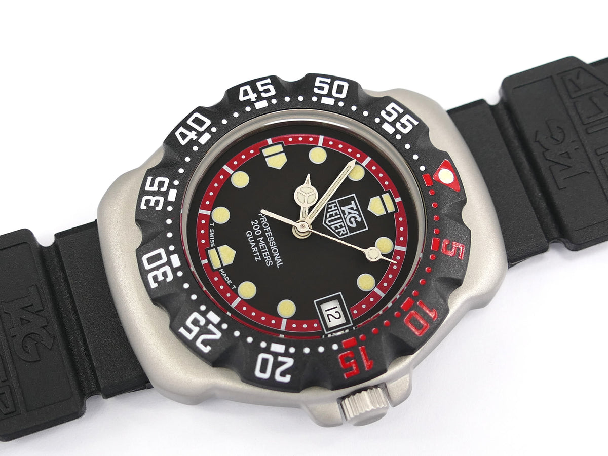 TAG Heuer Formula 1 Mid Size WA1214 Black dial with Red Accents