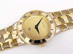 Gucci 3300L Champagne Dial Roman Numeral Bezel