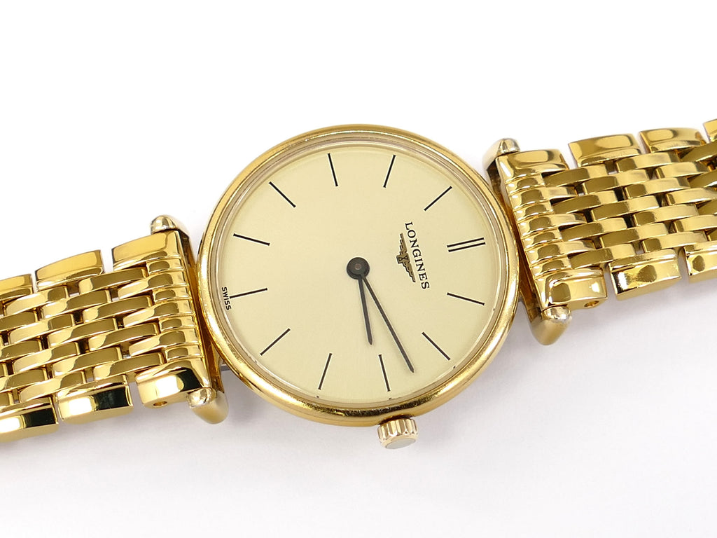 Longines La Grande Classique L4.135.2 Champagne Dial All Gold PVD