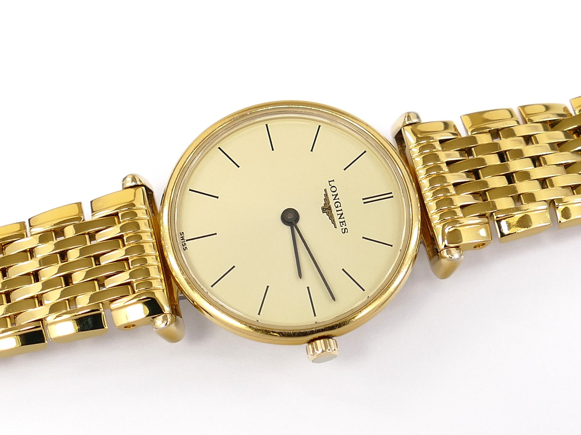 Longines La Grande Classique L4.135.2 Champagne Dial All Gold PVD