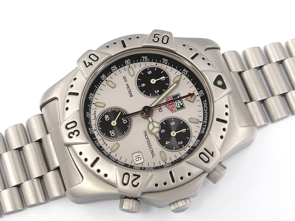 TAG Heuer 2000 Chronograph CE1110 Silver / Black Dial