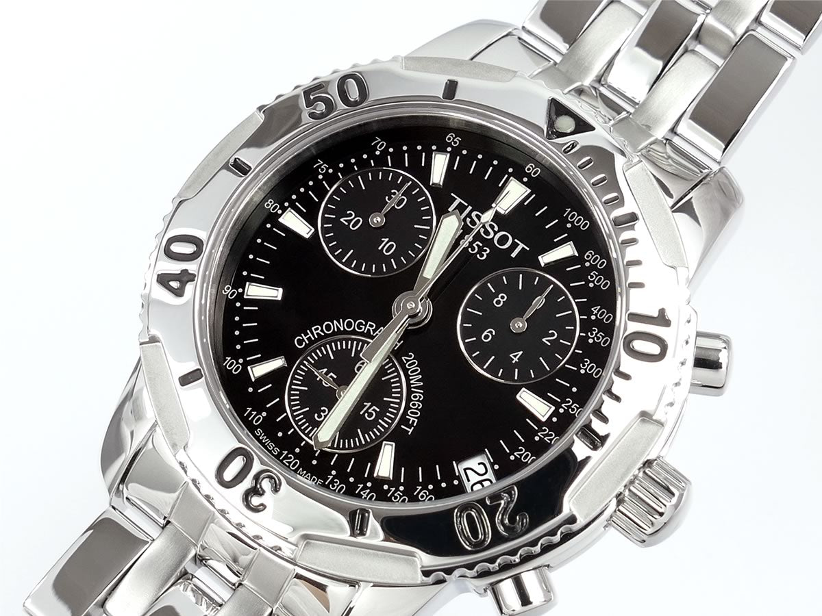 Men's Tissot T-Sport PRS200 with date and tachymeter