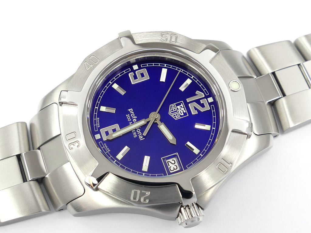 TAG Heuer 2000 Exclusive WN1112 Blue Sunburst Dial