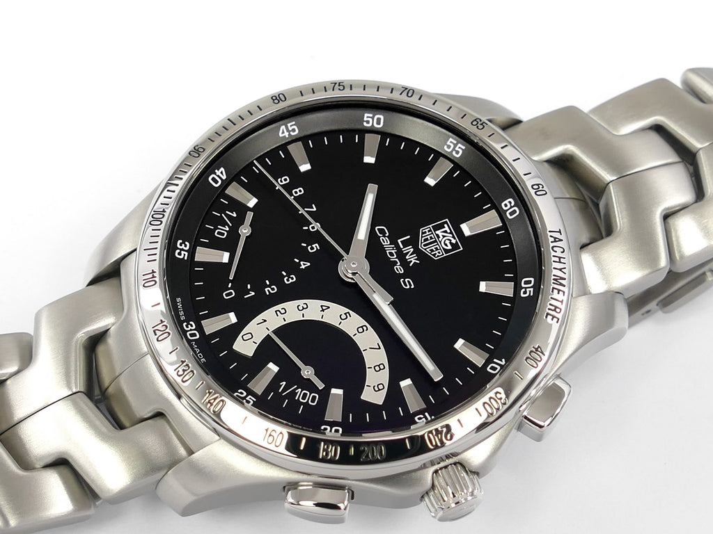 TAG Heuer Link Calibre S CJF7110-0 Black Chronograph perpetual calendar